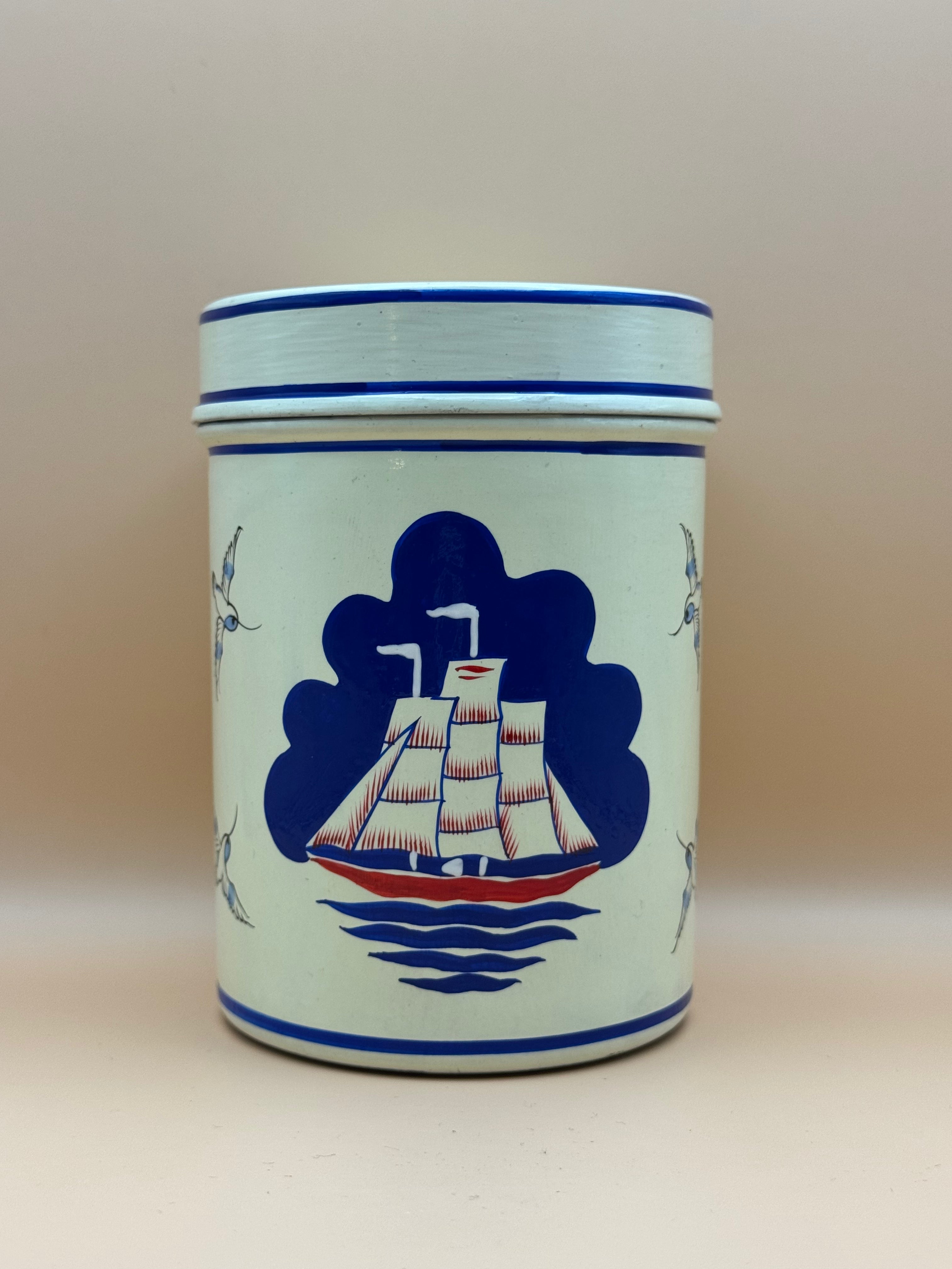 Boite à thé bateau
