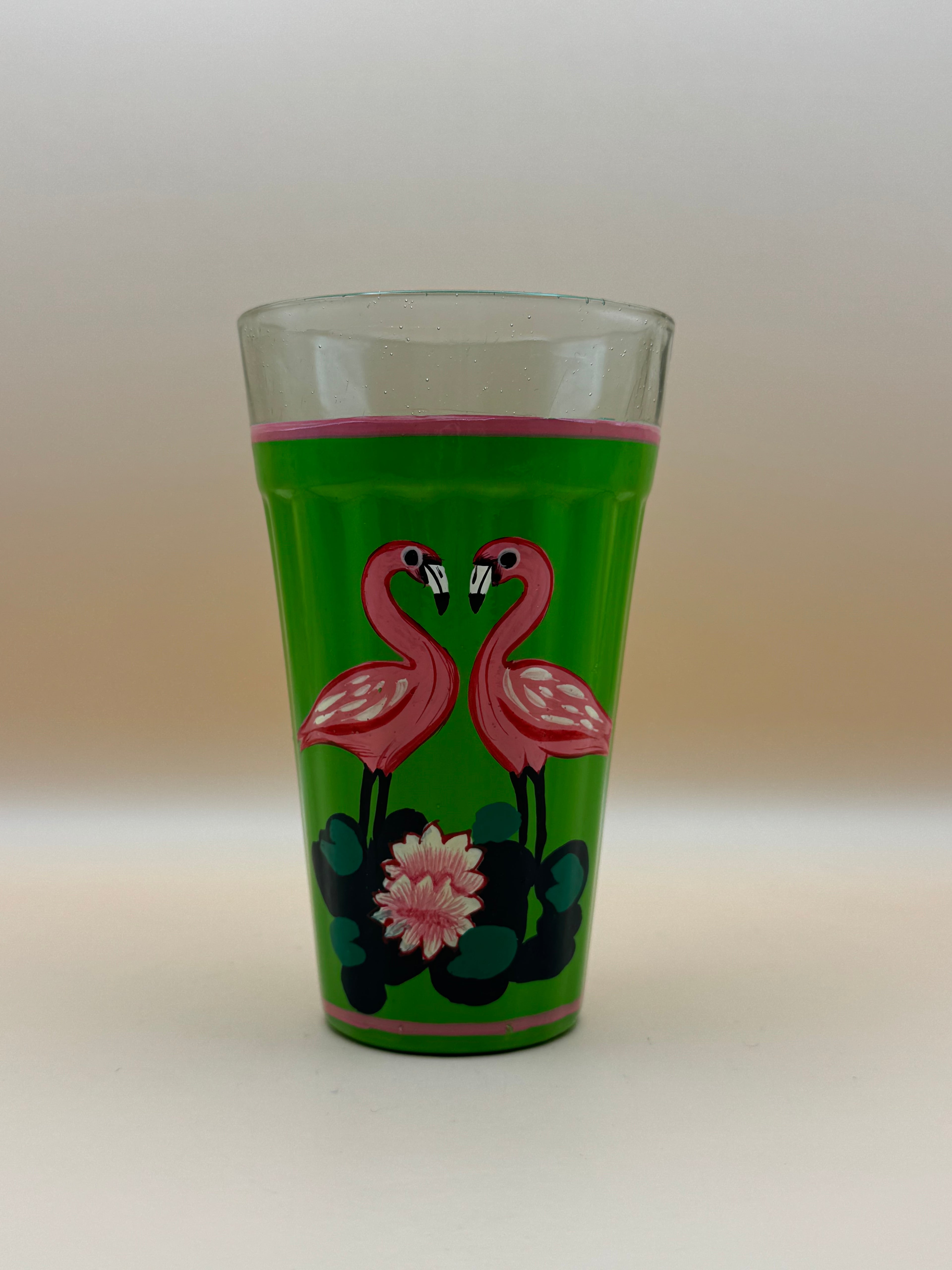 Verre green flamingo