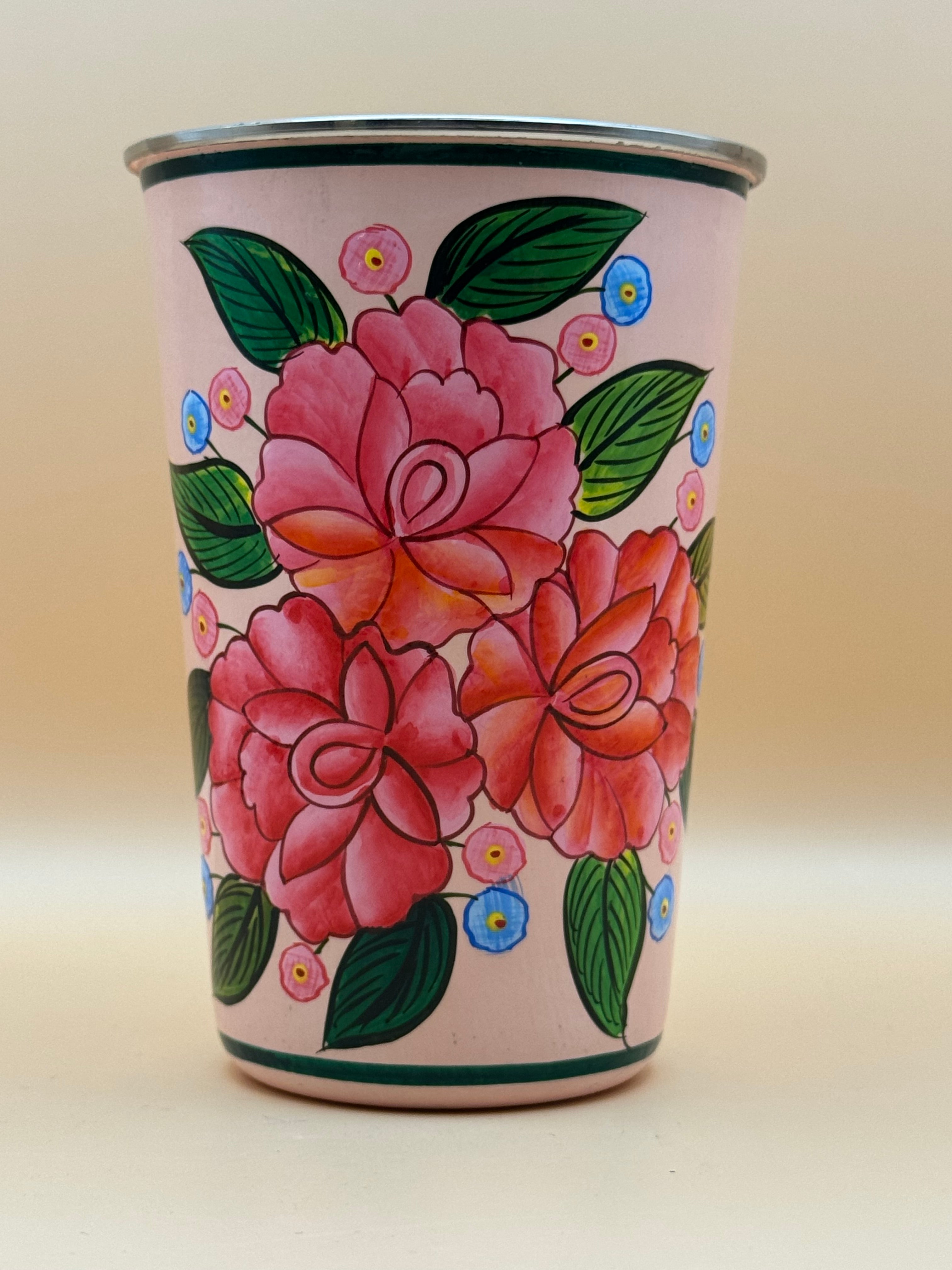 Gobelet inséparable rose