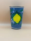 Gobelet le sud citron bleu