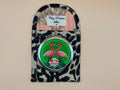 Miroir green flamingo